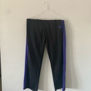 Adidas track pants in size M